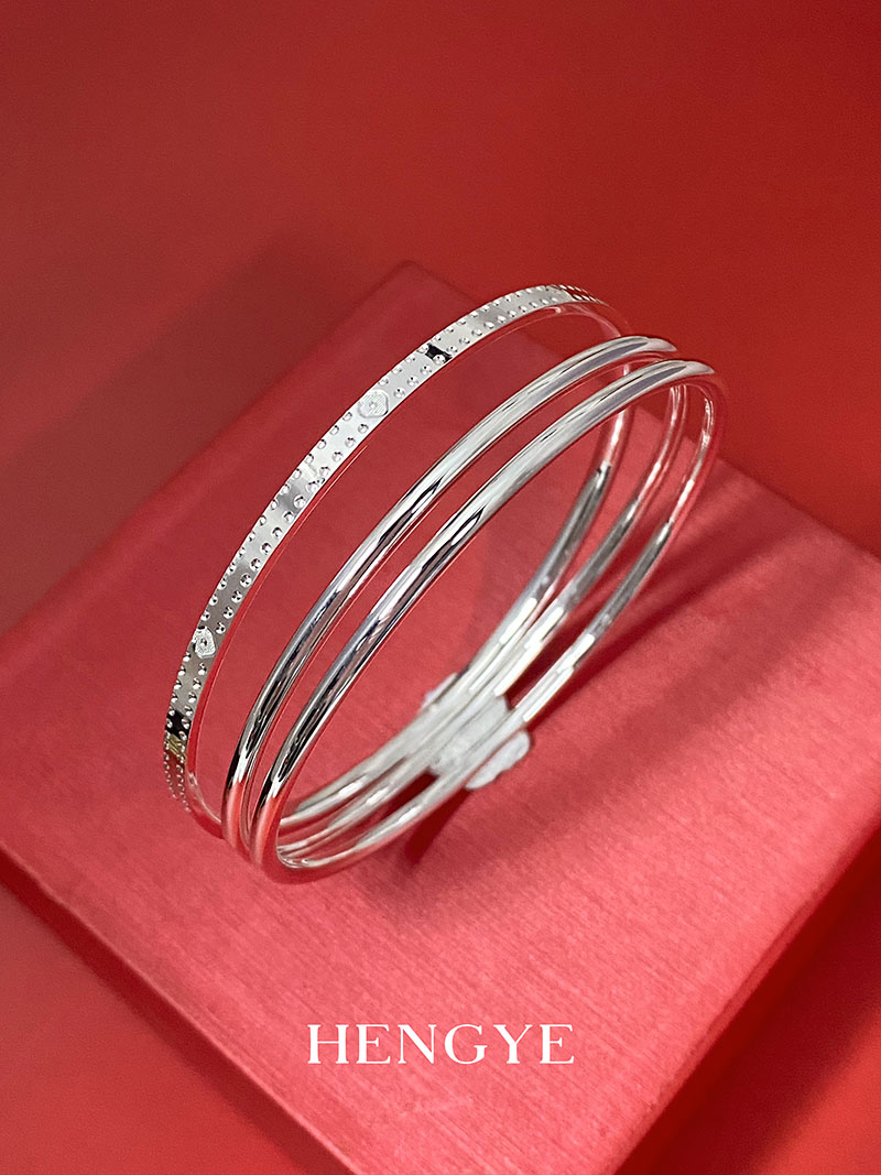 银999两光一CNC手镯